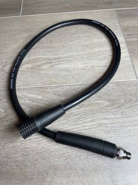 Black High-Pressure Hose for Dive Equipment